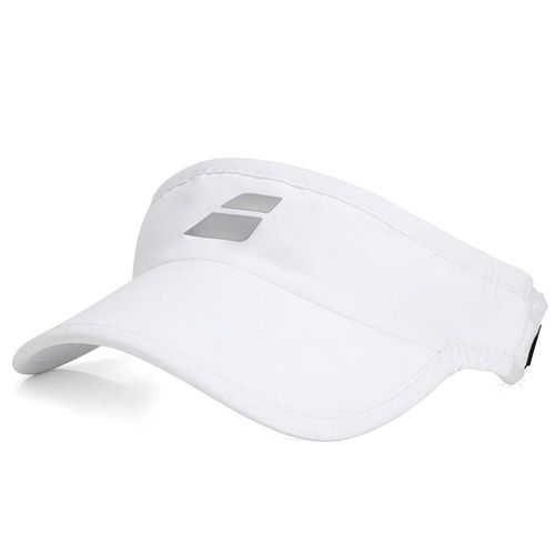 Viseira Babolat Logo Branca e Prata