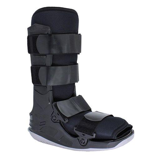 Bota Imobilizadora Kestal Exo Foot Curta Preta e Cinza-G