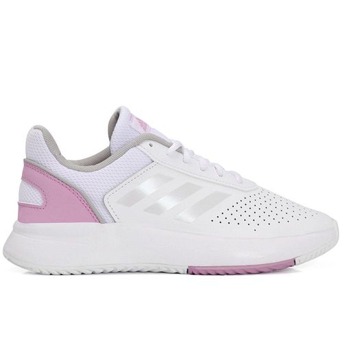 Tênis Adidas Courtsmash Branco Lilás