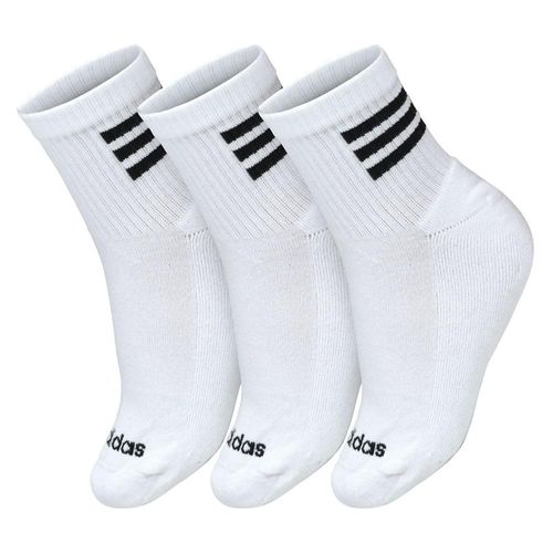 Meia Adidas HC 3S - 35 ao 37 - Pack com 03 Pares - Branca