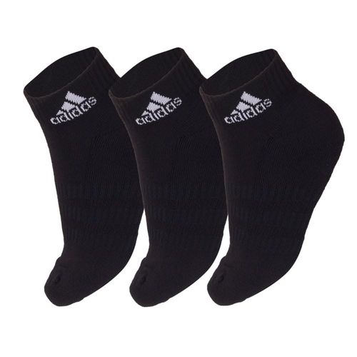 Meia Adidas Cushioned Ankle 41 ao 43 Cano Curto Pack com 3 unidades