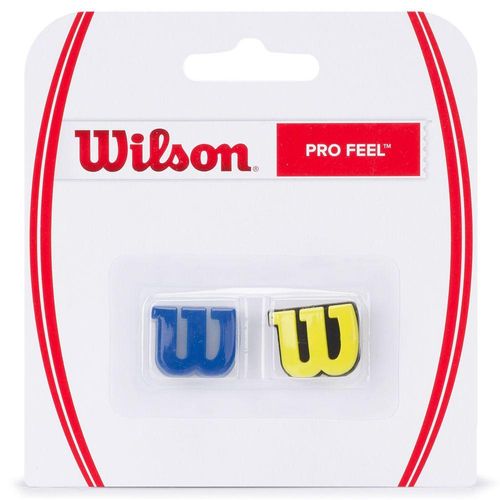 Antivibrador Wilson Pro Feel Azul e Amarelo