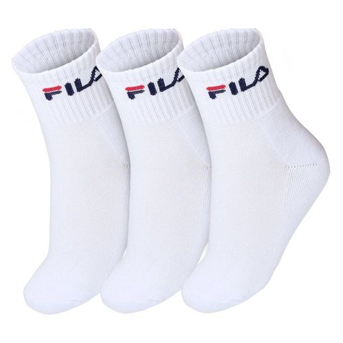 Meia Fila LS330037 - 39 ao 43 - Pack com 03 Pares - Branca