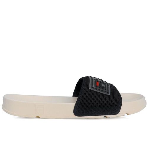 Chinelo Fila Drifter Mesh Preto Bege e Vermelho