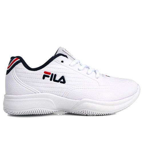 Tênis Fila Grand Prix Branco Marinho e Vermelho