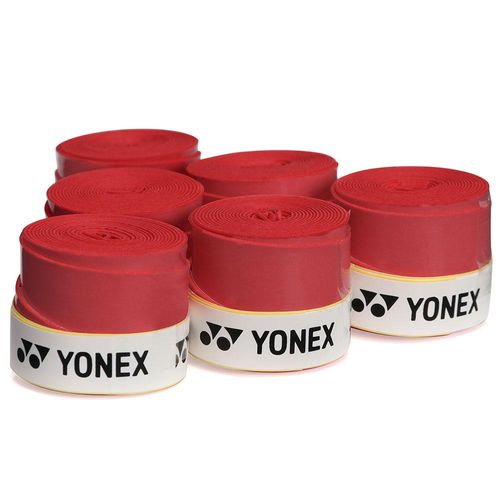 Overgrip Yonex Super Grap Team AC109 - Pack com 06 Unidades Vermelho