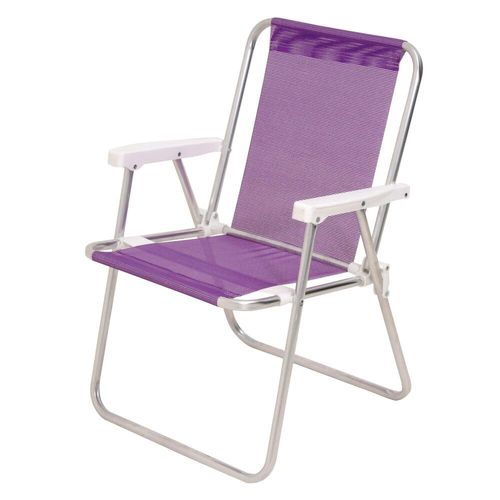 Cadeira alta de camping Alum Sannet - *cadeira alta alum sannet lilas, no size