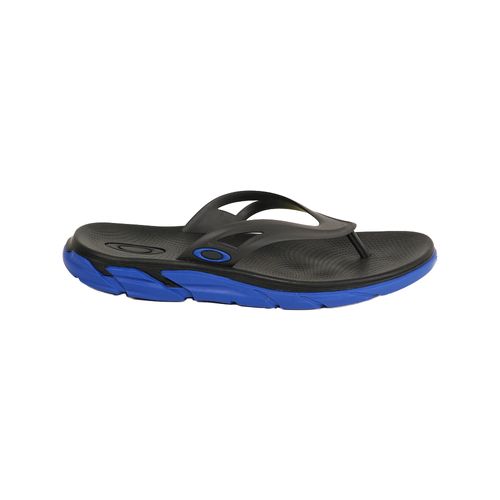 Chinelo Oakley Rest II Masculino - Grafite e Azul