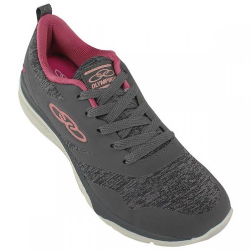 Tênis Olympikus Flower 2 Feminino - Cinza e Rosa