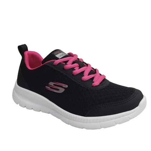 Tênis Skechers Bountiful Be Kind Infantil - Preto e Rosa