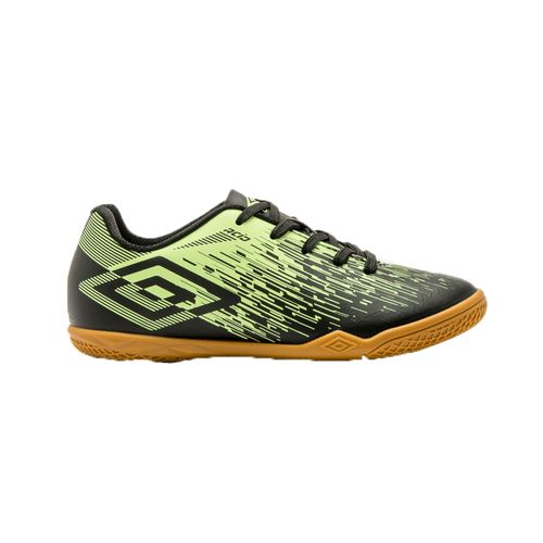 Chuteira Umbro Futsal Acid II JR Infantil - Preto e Verde