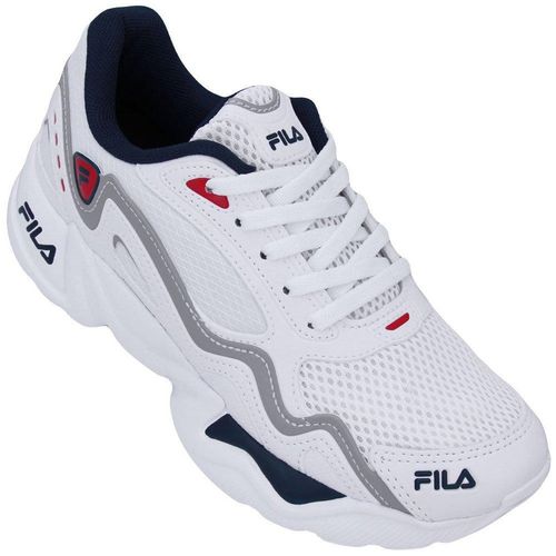 Tênis Fila Interceptor Masculino- Branco e Marinho