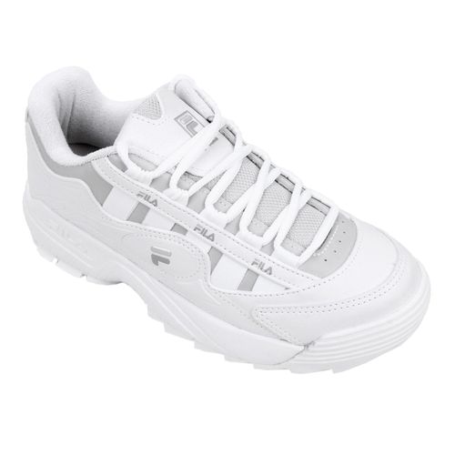 Tênis Fila D-Formation Feminino - Branco e Prata