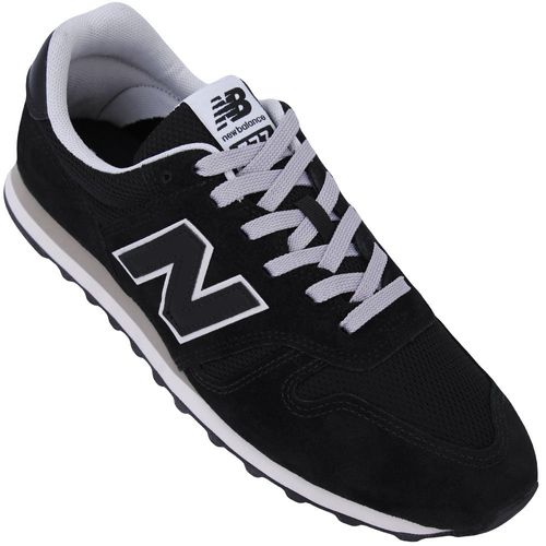 Tênis New Balance 373 Masculino - Preto e Branco