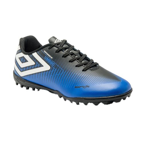 Chuteira Umbro Raptor Society Masculina - Azul e Preto