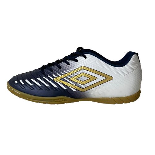 Chuteira Futsal Umbro Fifty III - Marinho e Branco