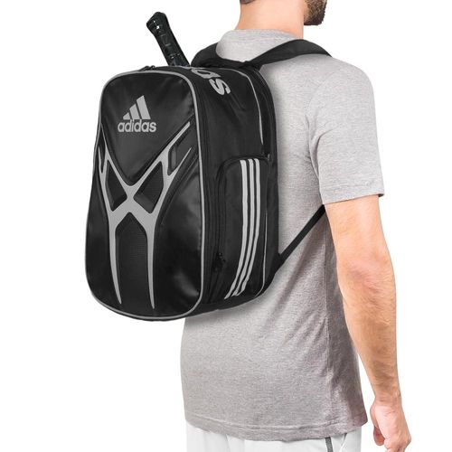 Mochila Adidas Adipower 1.9 Preta e Prata