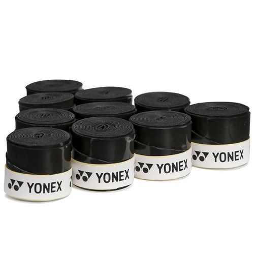 Overgrip Yonex Super Grap Team AC109 - Pack com 10 Unidades Preto