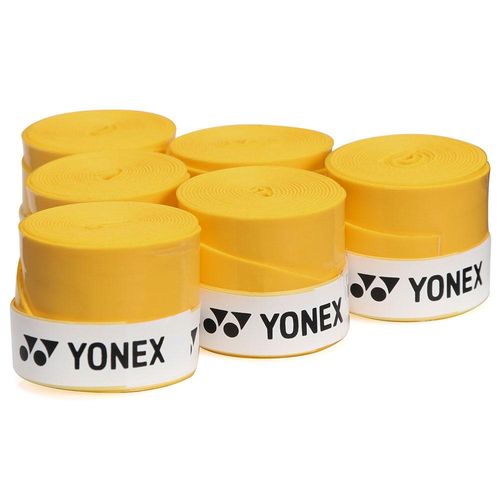 Overgrip Yonex Super Grap Team AC109 - Pack com 06 Unidades Amarelo