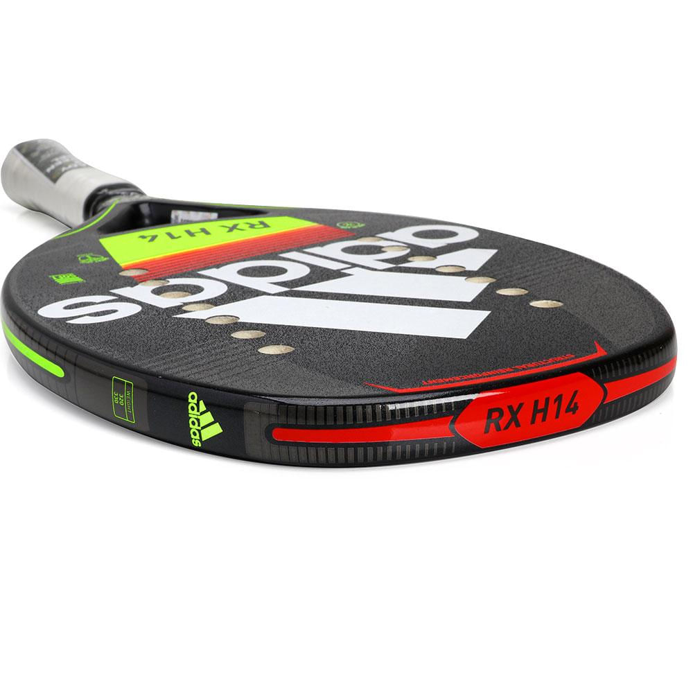 Raquete de Beach Tennis Adidas RX H14 Preta Branca e Limão - Decathlon