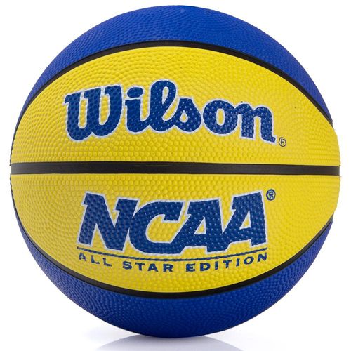 Bola de Basquete Wilson NCAA Tam 3 Amarelo e Azul