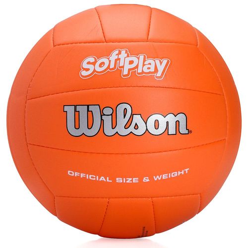 Bola de Vôlei Wilson Soft Play Laranja