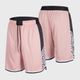 Calca-masculina-de-Basquete-Kipsta-SH500R-preto-rosa-G