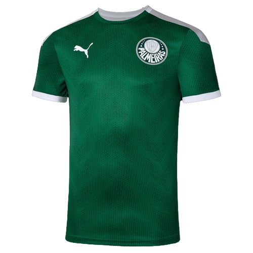 Camisa Puma Palmeiras Stadium Jersey Masculina - Verde Menor preço em Camisa Puma Palmeiras Stadium Jersey Masculina - Verde