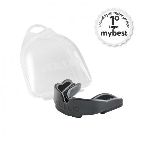 Protetor Bucal Preto C/ Estojo Menor preço em Protetor Bucal Preto C/ Estojo