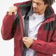 Jaqueta-masculina-de-trekking-Travel-100-3-em-1-vermelho-3G