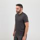 Camiseta-masculina-de-trilha-MH100-cinza-chumbo-PP