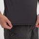 Camiseta-masculina-de-trilha-MH100-cinza-chumbo-PP