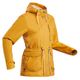 Jaqueta-feminina-impermeavel-de-trilha-NH550-amarelo-M
