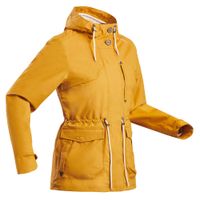 Jaqueta-feminina-impermeavel-de-trilha-NH550-amarelo-G