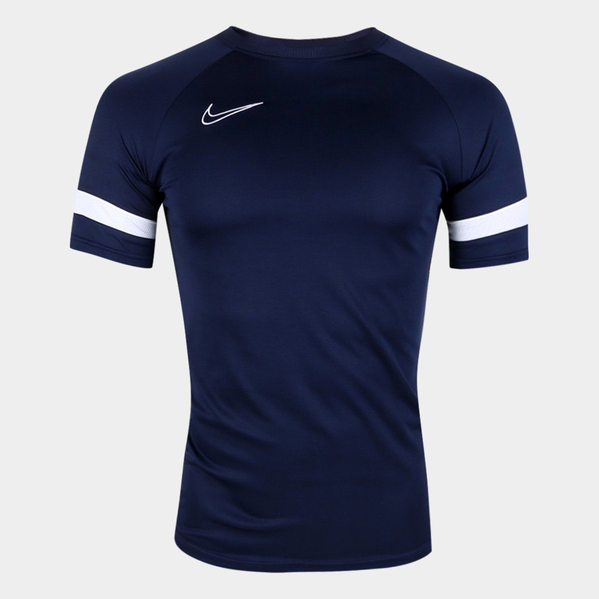 Camisa Nike Academy Dri-Fit Masculina - Marinho e Branco - Decathlon