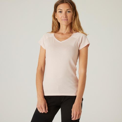 Tee-shirt-500-slim-gym-women-black-pp-Rosa-3G