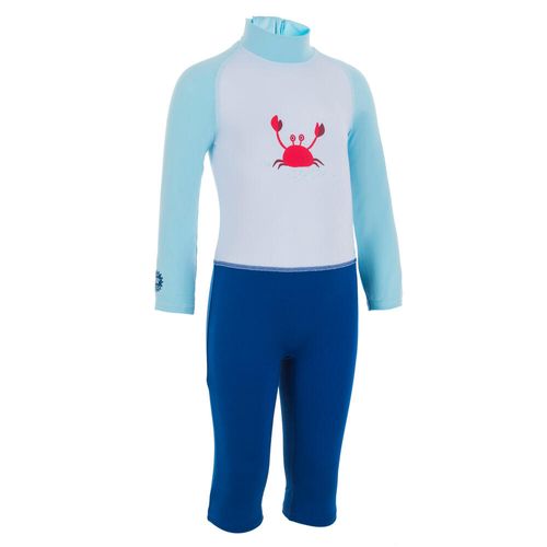 Camiseta-manga-comprida-infantil-de-natacao-Anti-UV-azul-12-MESES