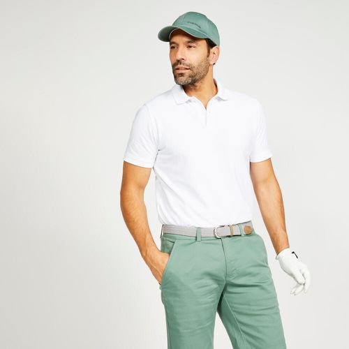 Polo-Masculina-de-Golf-MW500-branco-neve-3G