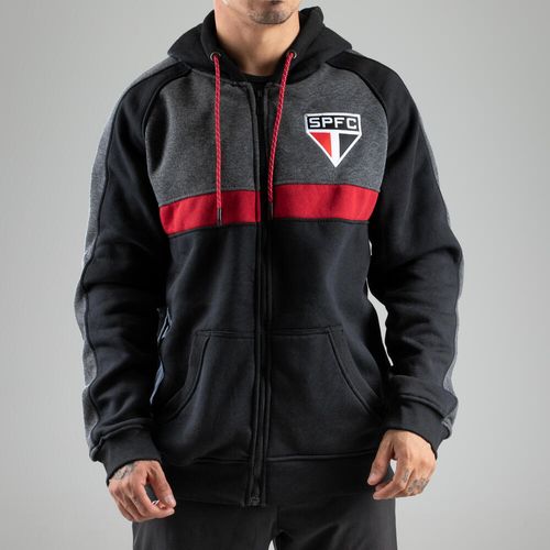 Blusa moletom masculina São Paulo Recortes Menor preço em Blusa moletom masculina São Paulo Recortes